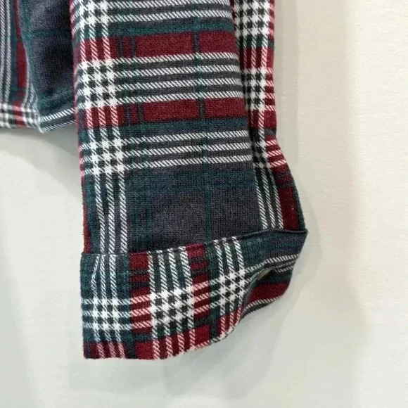 Eden & Olivia Women's Plaid Button-Down Crop Shirt - Size M - Picture 4 of 12